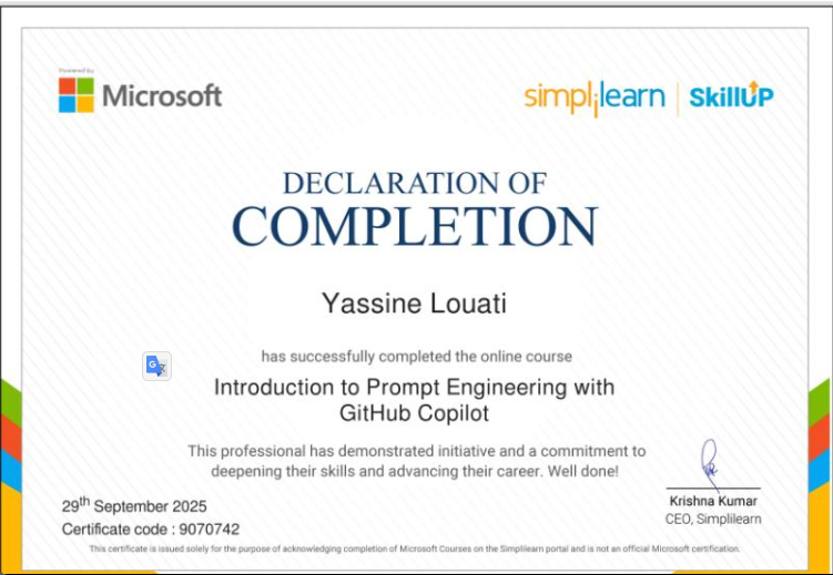 Introduction to Prompt Engineering with GitHub Copilot