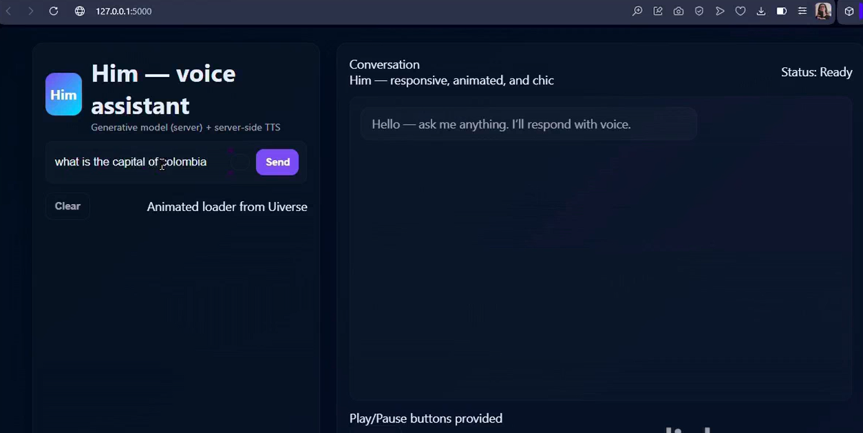 Local AI voice assistant